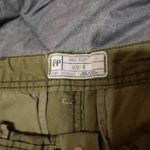 Free People cargo pants in OD green.